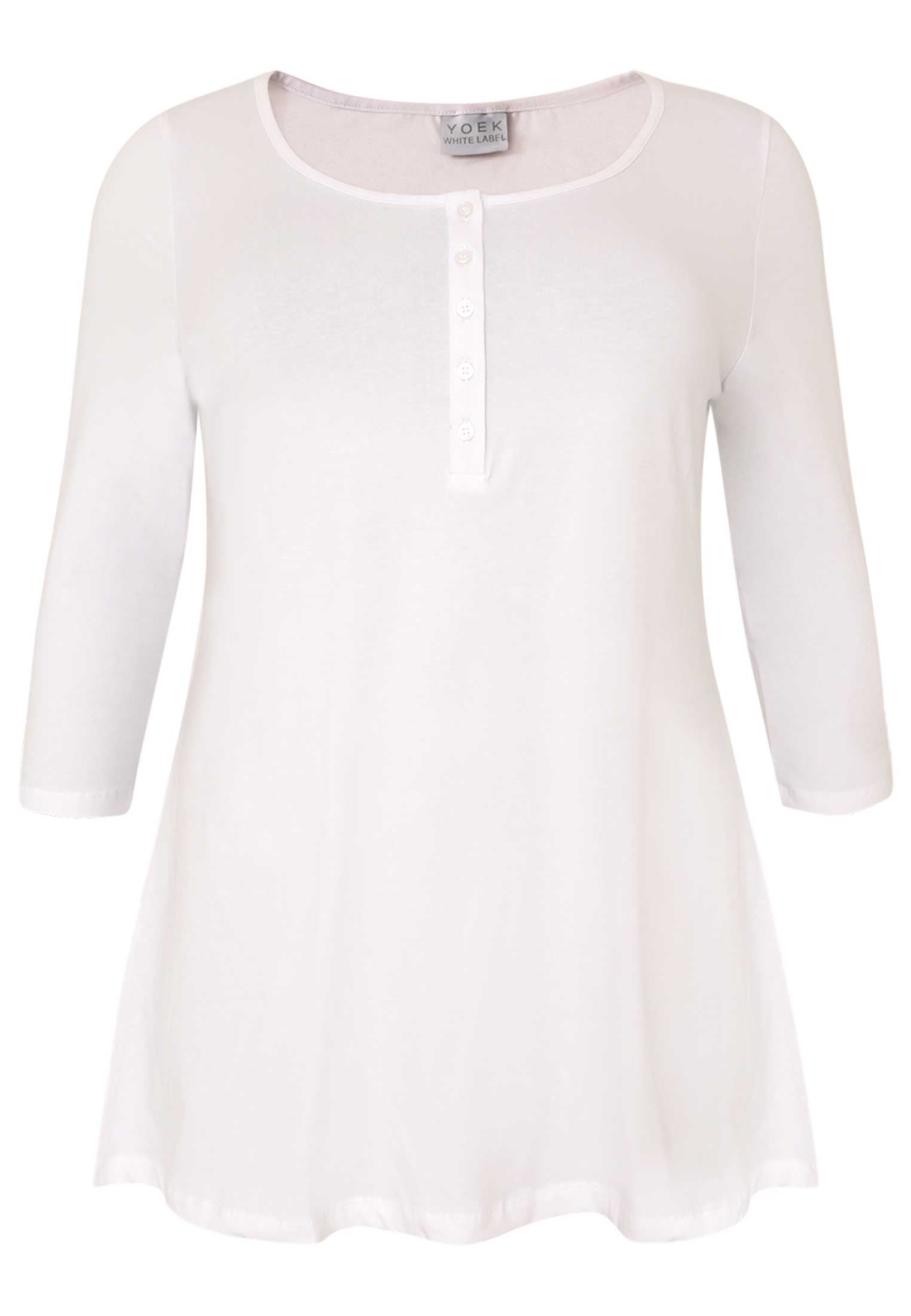 Tunika flare button COTTON von Yoek