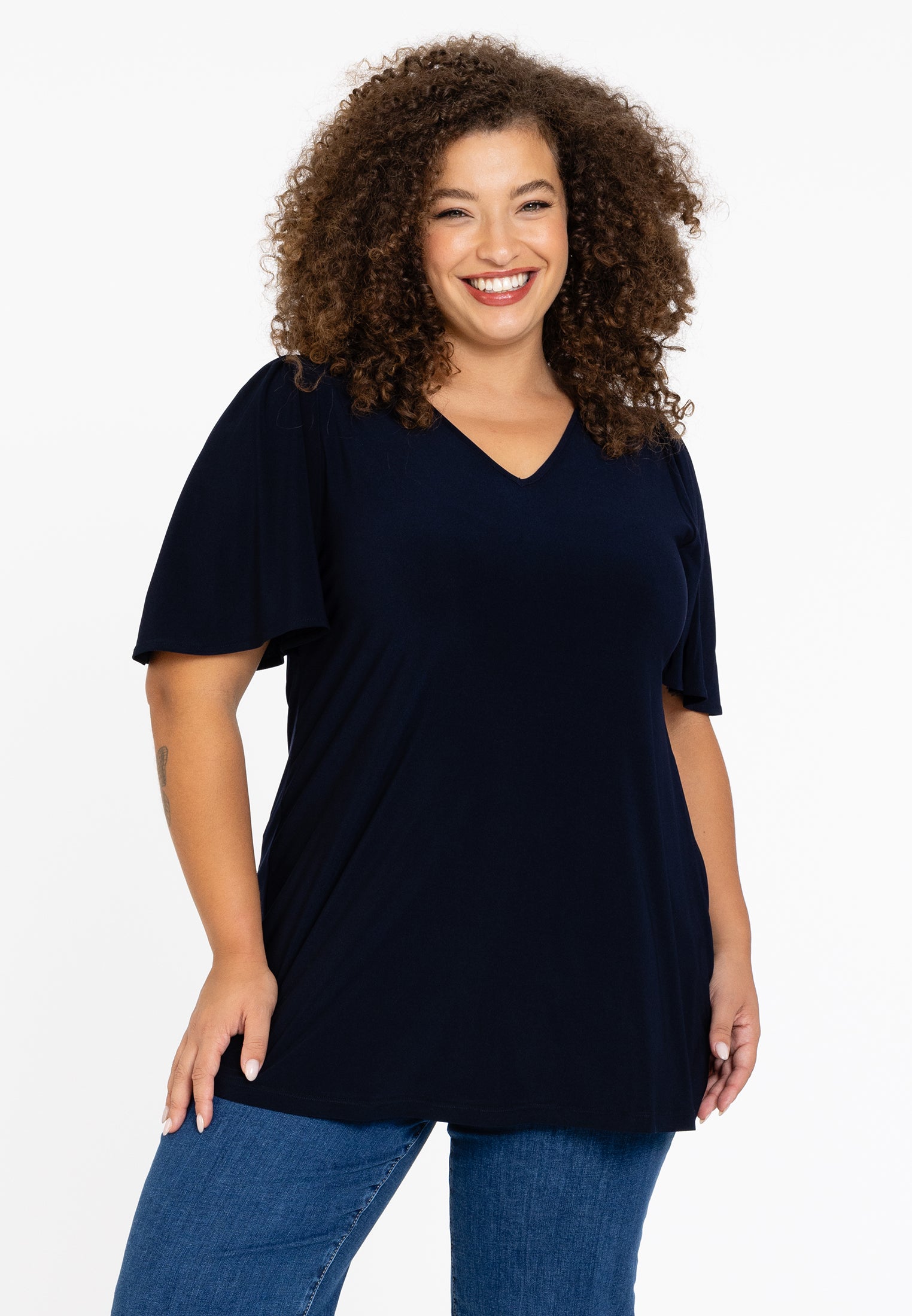 Tunika flare mit plissierten Ärmeln DOLCE von Yoek