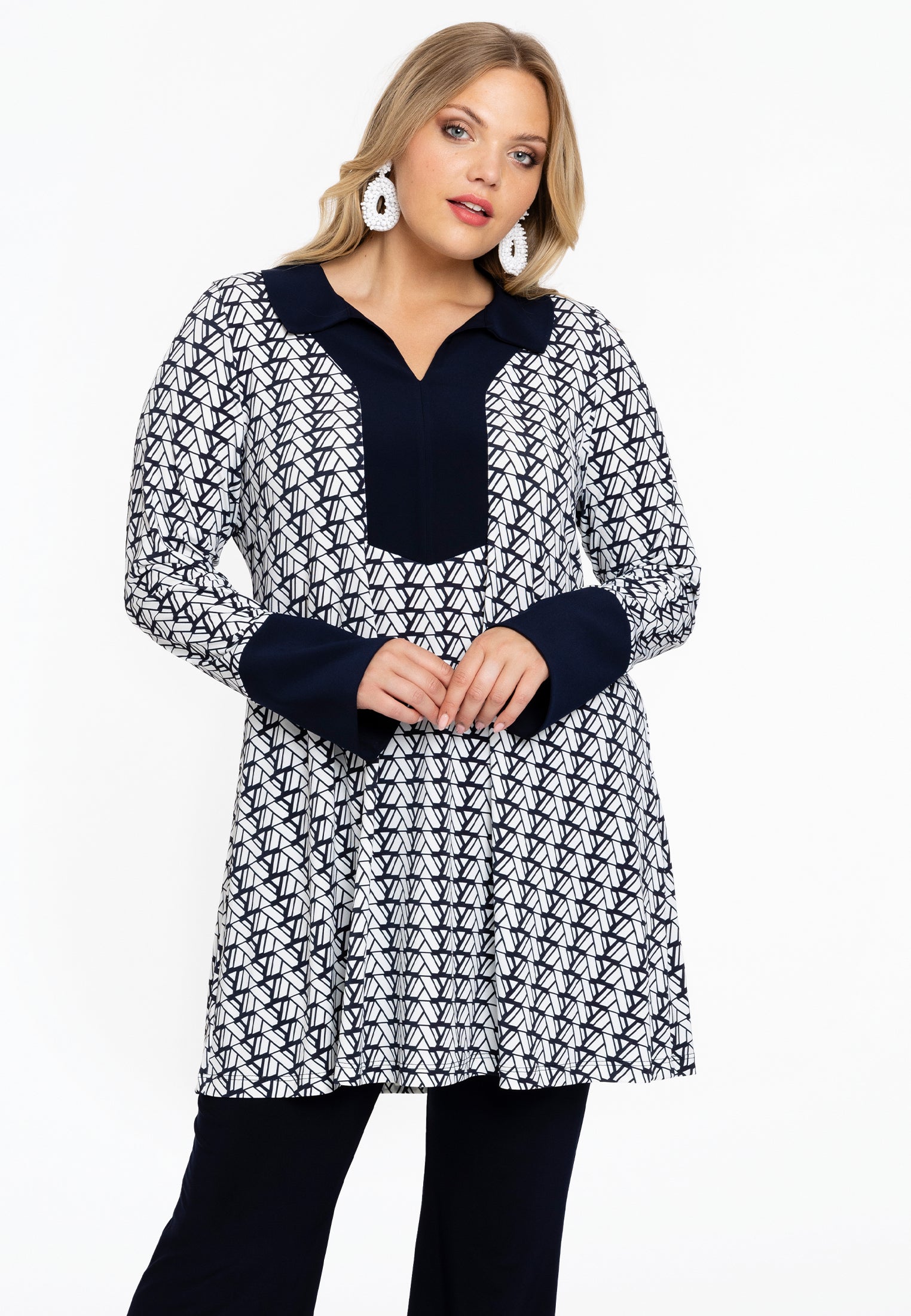 Tunika wide bottom LOGO Y von Yoek