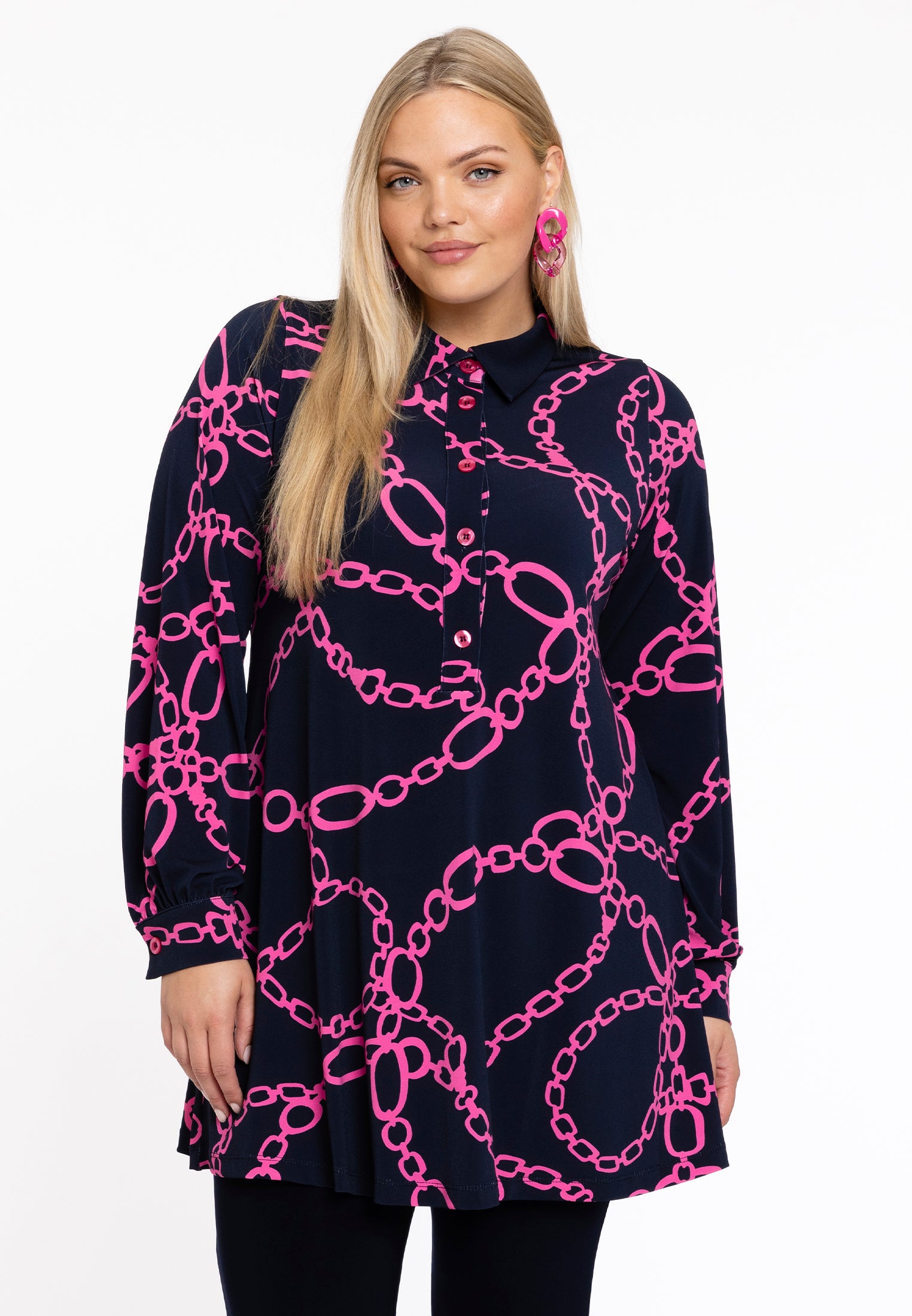 Tunika wide bottom polo CIARA von Yoek