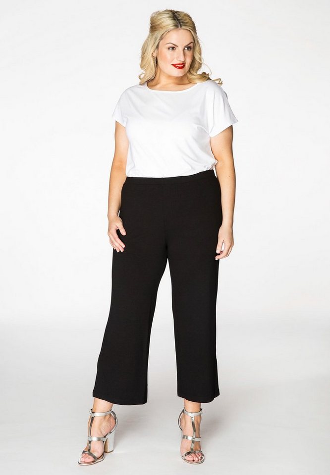 YOEK Bootcuthose Damen Hose basic Große Größen YOEK Bootcuthose Damen Hose basic Große Größen von YOEK