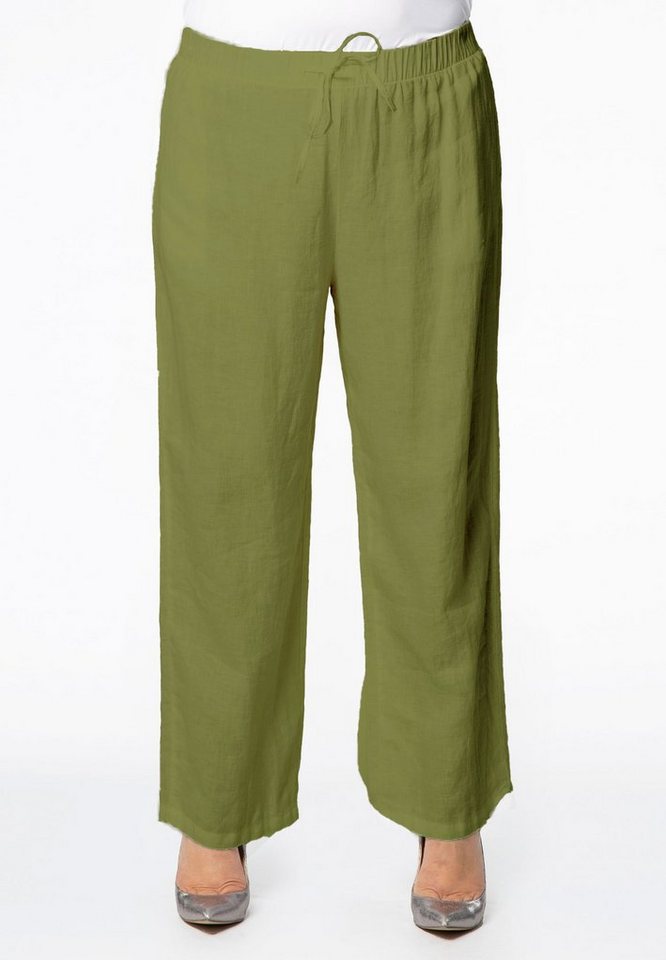 YOEK Bootcuthose Damen Leinenhose Große Größen YOEK Bootcuthose Damen Leinenhose Große Größen von YOEK