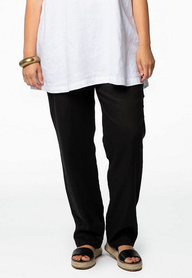 YOEK Bootcuthose Damen Leinenhose Große Größen YOEK Bootcuthose Damen Leinenhose Große Größen von YOEK