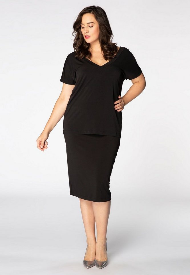 YOEK A-Linien-Rock Damen Bleistiftrock Große Größen von YOEK