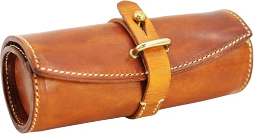 Yoeoefuo Brillenetui Leder Sunglasses Case Tragbares Brillentasche Retro Brillenbox Für Herren Und Damen Brillen Organizer Aufbewahrungsbox BrilleDisplaybox Eyeglass Case Brillenaufbewahrung von Yoeoefuo