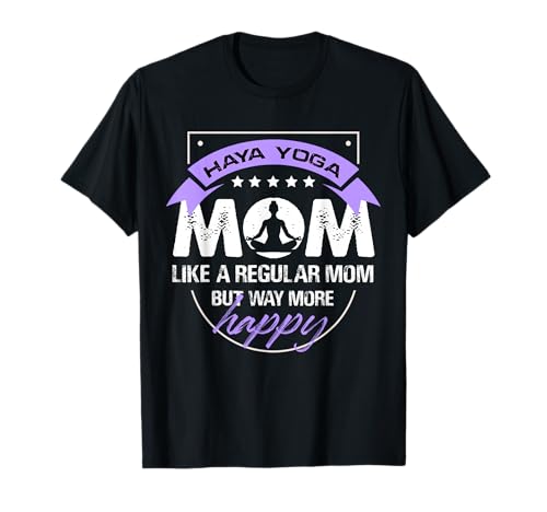 Haya Yoga Mama Happy Design T-Shirt Haya Yoga Mama Happy Design T-Shirt von Yoga Bliss Creations