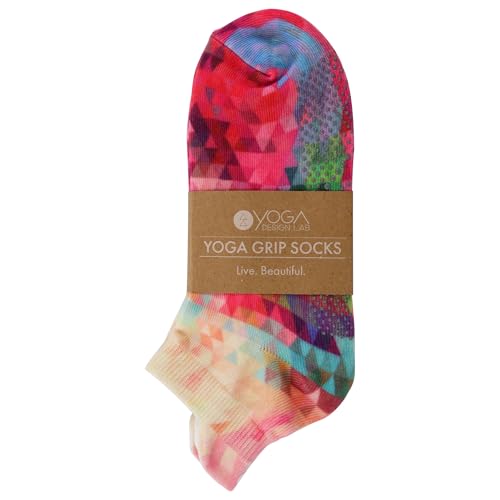 Yoga Design Lab - rutschfeste Yoga-Socken mit Griffen - Anti-Rutsch-Material für Yoga, Pilates, Ballett, Barre (Tribecca Sand) von Yoga Design Lab