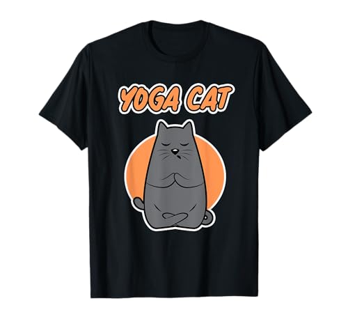 Yoga Katzen Geschenk für Damen und Herren - Yoga Cat T-Shirt von Yoga Katzen Design für Damen und Herren