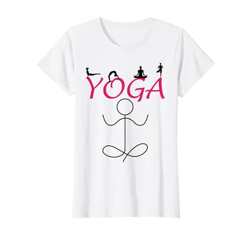 Damen Yoga Figur T-Shirt Damen Yoga Figur T-Shirt von Yoga Sport Outfit