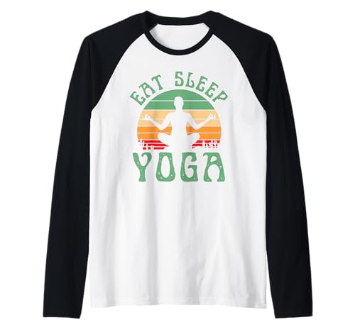 Yogi Eat Sleep Yoga Lustige Meditation Zen Namaste Frauen Raglan Yogi Eat Sleep Yoga Lustige Meditation Zen Namaste Frauen Raglan von Yoga Style
