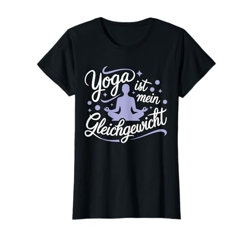 Yoga ist mein Gleichgewicht Meditation Yogamatte Damen T-Shirt von Yoga ist mein Gleichgewicht Damen Meditation Motiv