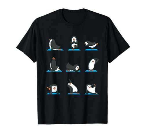 Lustiges Pinguin Hemd für Mädchen Frauen Yoga Meditation Gym T-Shirt Lustiges Pinguin Hemd für Mädchen Frauen Yoga Meditation Gym T-Shirt von Yoga und Meditationshemd