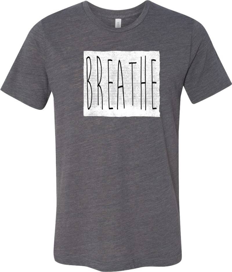 Atmen Burnout Yoga T-Shirt = Breathe-3650 von YogaClothingForYou