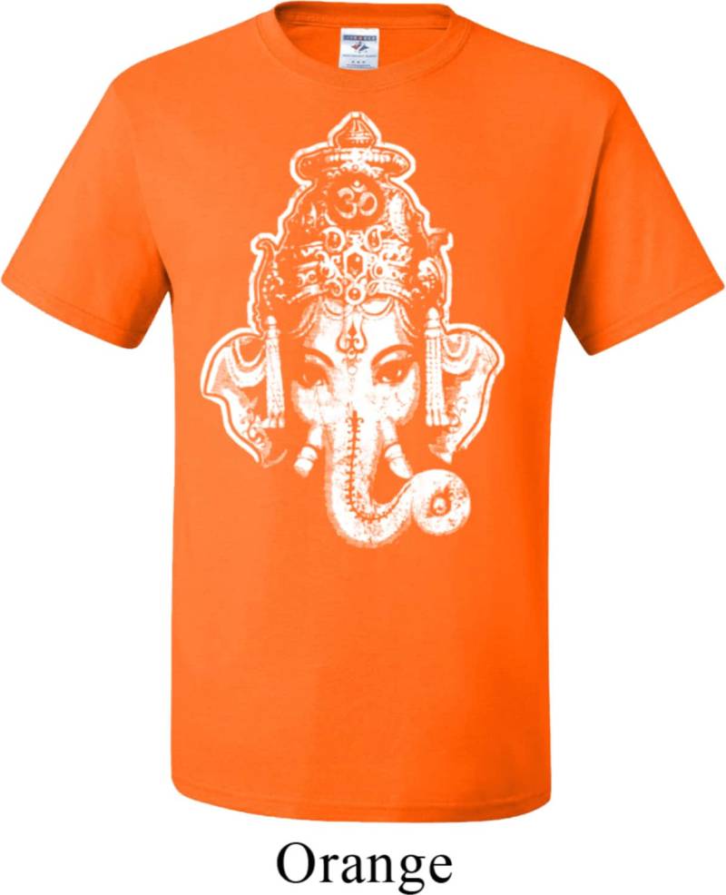 Big Ganesha Kopf Yoga Hoch T-Shirt = Pc61T-Bighead von YogaClothingForYou