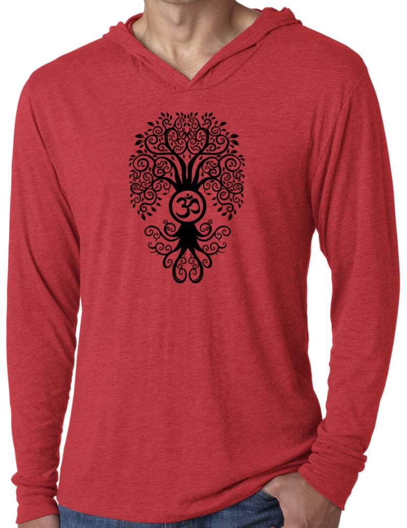 Bodhi Tree Yoga Leichter Hoodie Shirt - Nl6021-Bodtree von YogaClothingForYou