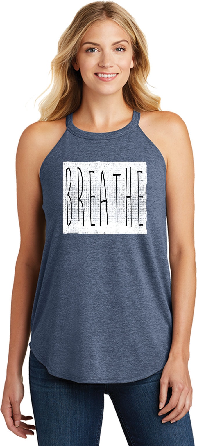 Breathe Ladies Yoga Tri Blend Rocker Tanktop = Breathe-Dt137L von YogaClothingForYou