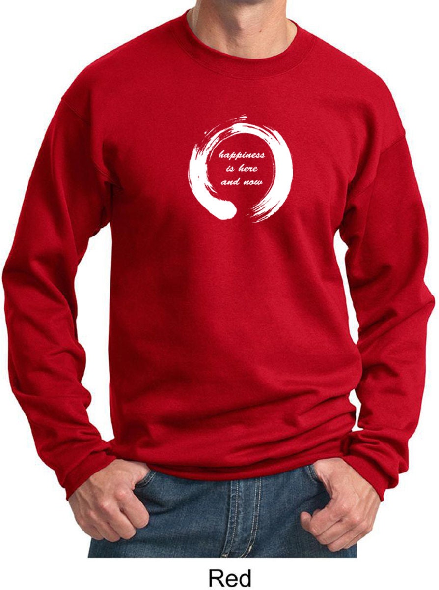 Enso Happiness Yoga Sweatshirt = Pc90-Ensohappiness von YogaClothingForYou