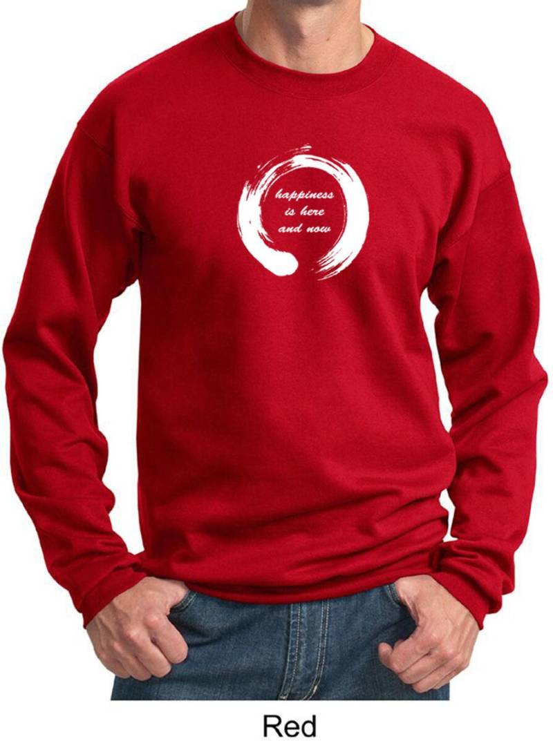 Enso Happiness Yoga Sweatshirt = Pc90-Ensohappiness von YogaClothingForYou