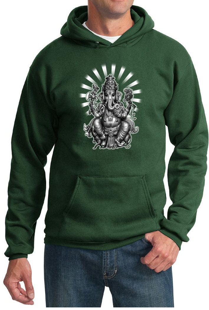Ganesha Yoga Hoodie - Pc90H-Ganesha von YogaClothingForYou
