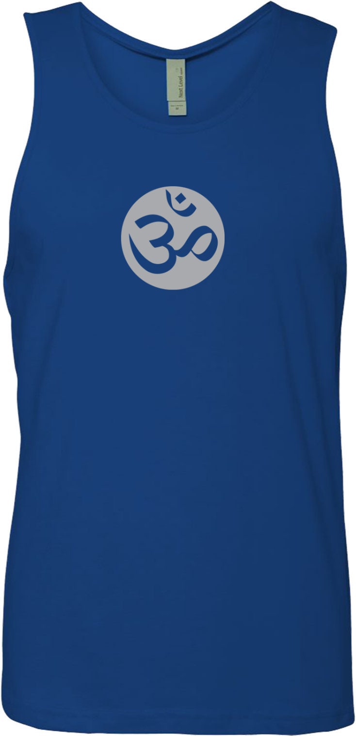Große Om Druck Herren Yoga Baumwolle Tank Top = Bigom-3633 Große Om Druck Herren Yoga Baumwolle Tank Top = Bigom-3633 von YogaClothingForYou