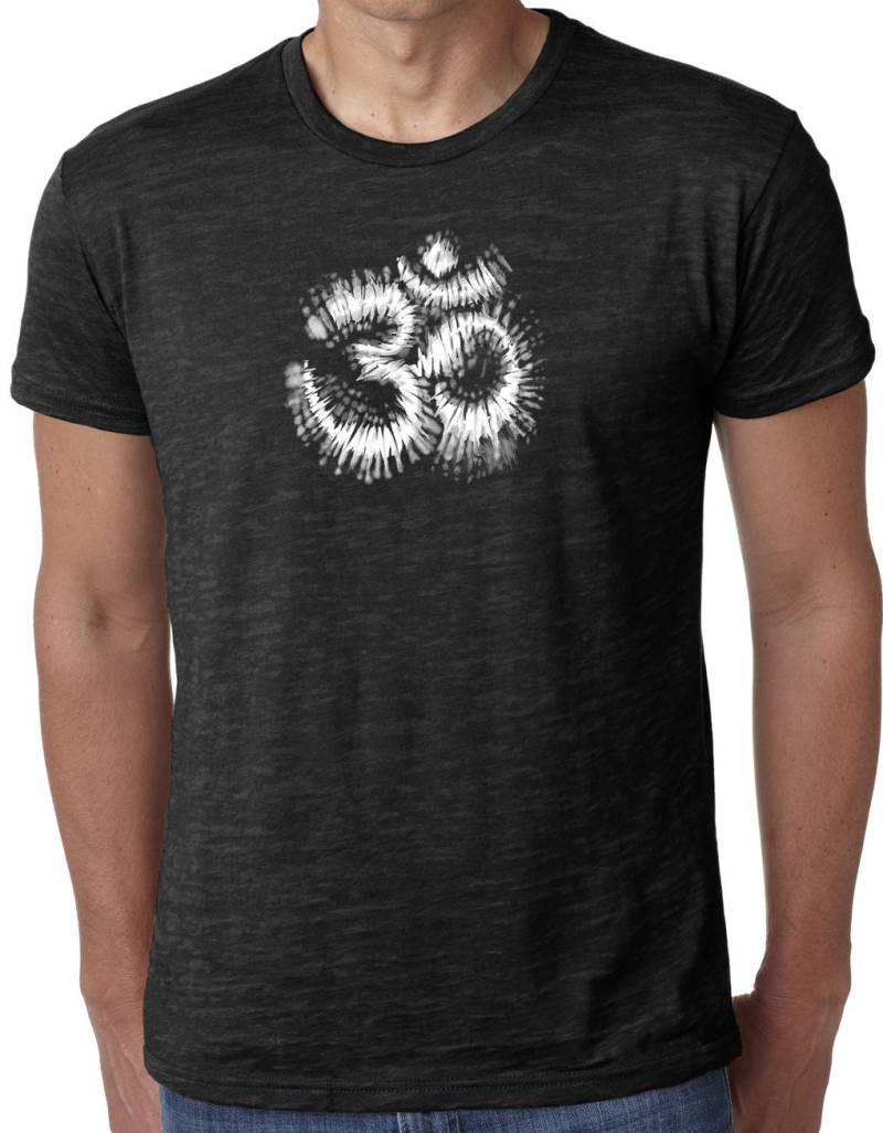 Krawatte Farbstoff Om Herren Yoga Burnout T-Shirt = Nl6110-Dyeom von YogaClothingForYou