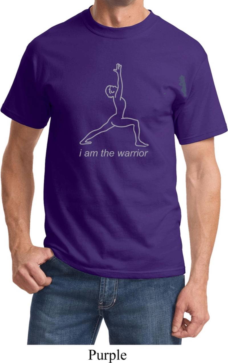Linie Krieger Yoga T-Shirt = Pc61-Linewarrior von YogaClothingForYou