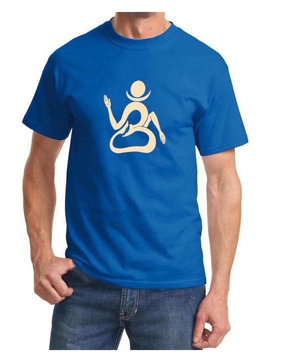 Living Body Om T-Shirt = Pc61-Body von YogaClothingForYou