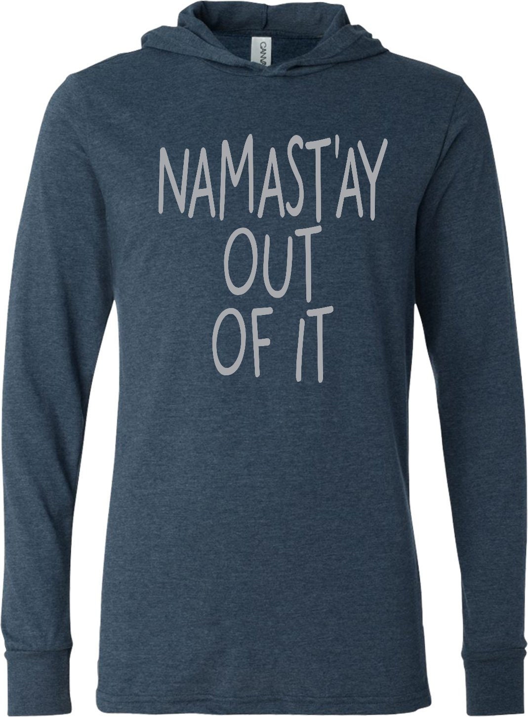 Namastay Out It Yoga Leichte Hoodie T-Shirt - Outofit-3512 von YogaClothingForYou