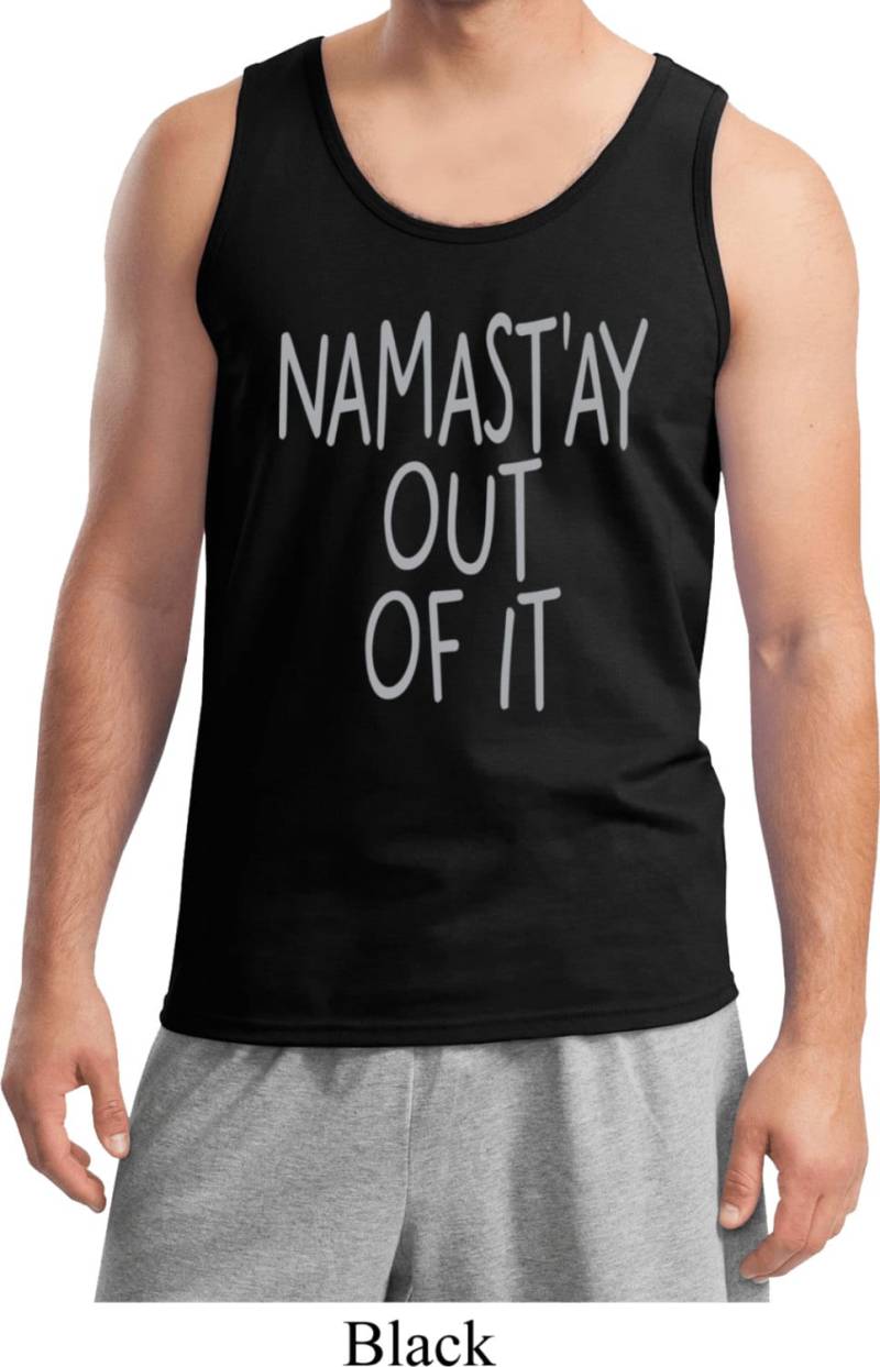 Namastay Out Of It Herren Yoga Tank Top = 2200-Namout von YogaClothingForYou