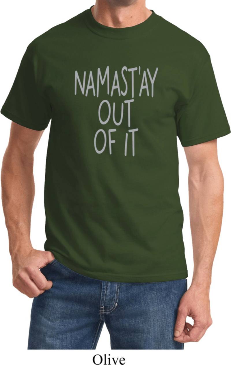 Namastay Out Of It Yoga T-Shirt = Pc61-Namout von YogaClothingForYou