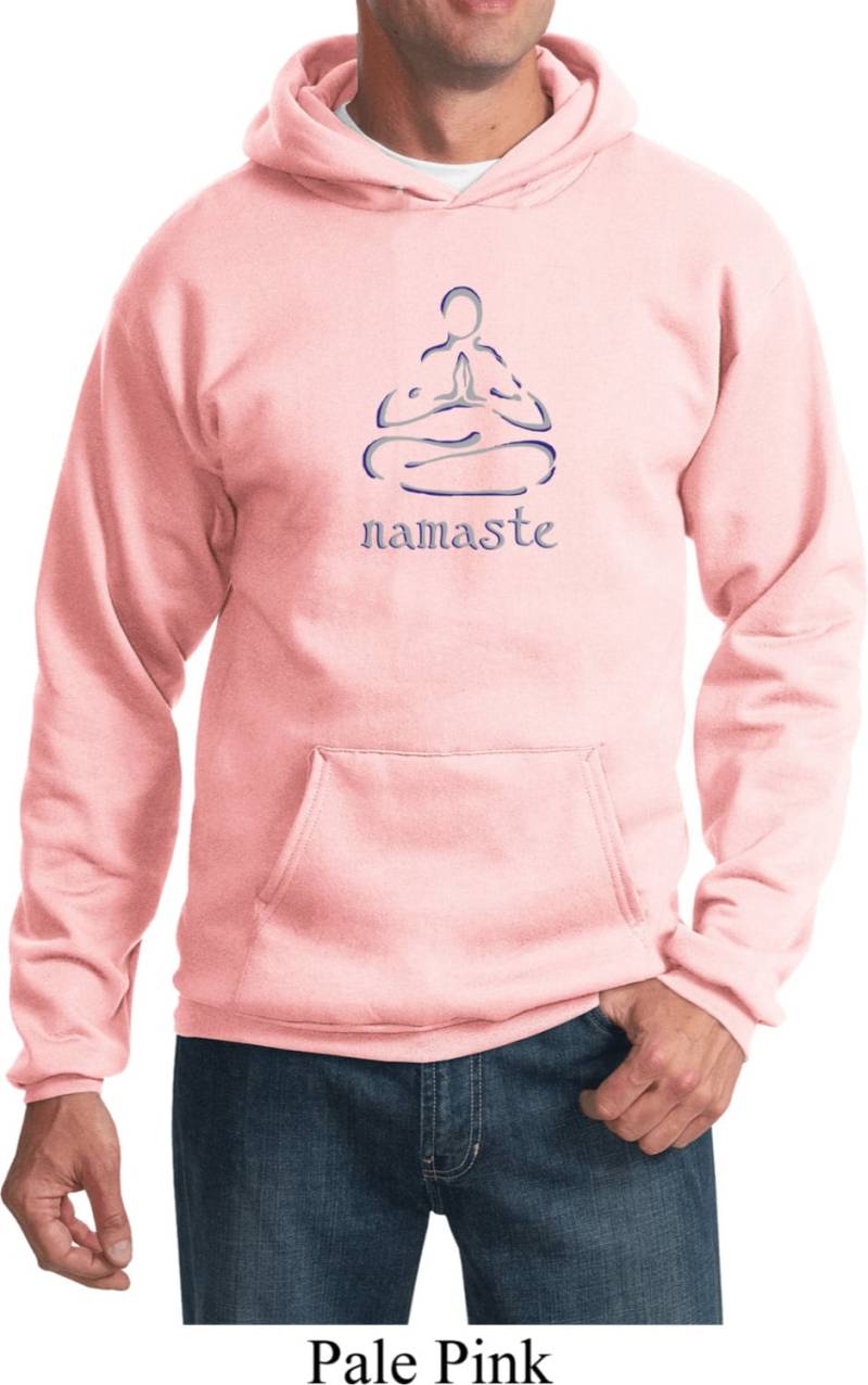 Namaste Lotus Pose Yoga Hoodie - Pc90H-Namlp von YogaClothingForYou