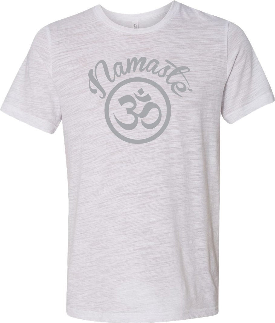 Namaste Om Burnout Yoga T-Shirt = Namasteom-3650 von YogaClothingForYou