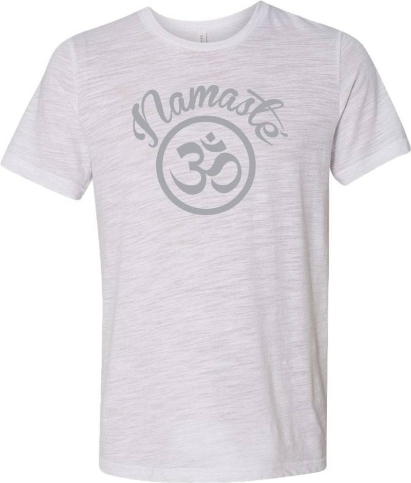Namaste Om Burnout Yoga T-Shirt = Namasteom-3650 von YogaClothingForYou