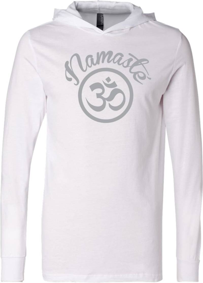 Namaste Om Yoga Leicht Hoodie T-Shirt - Namasteom-3512 von YogaClothingForYou