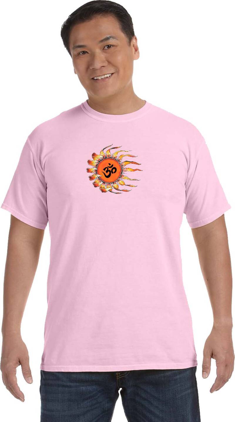 Ohm Sun Adult Yoga Schwergewicht Pigment Gefärbt T-Shirt = Ohmsun-1717 von YogaClothingForYou