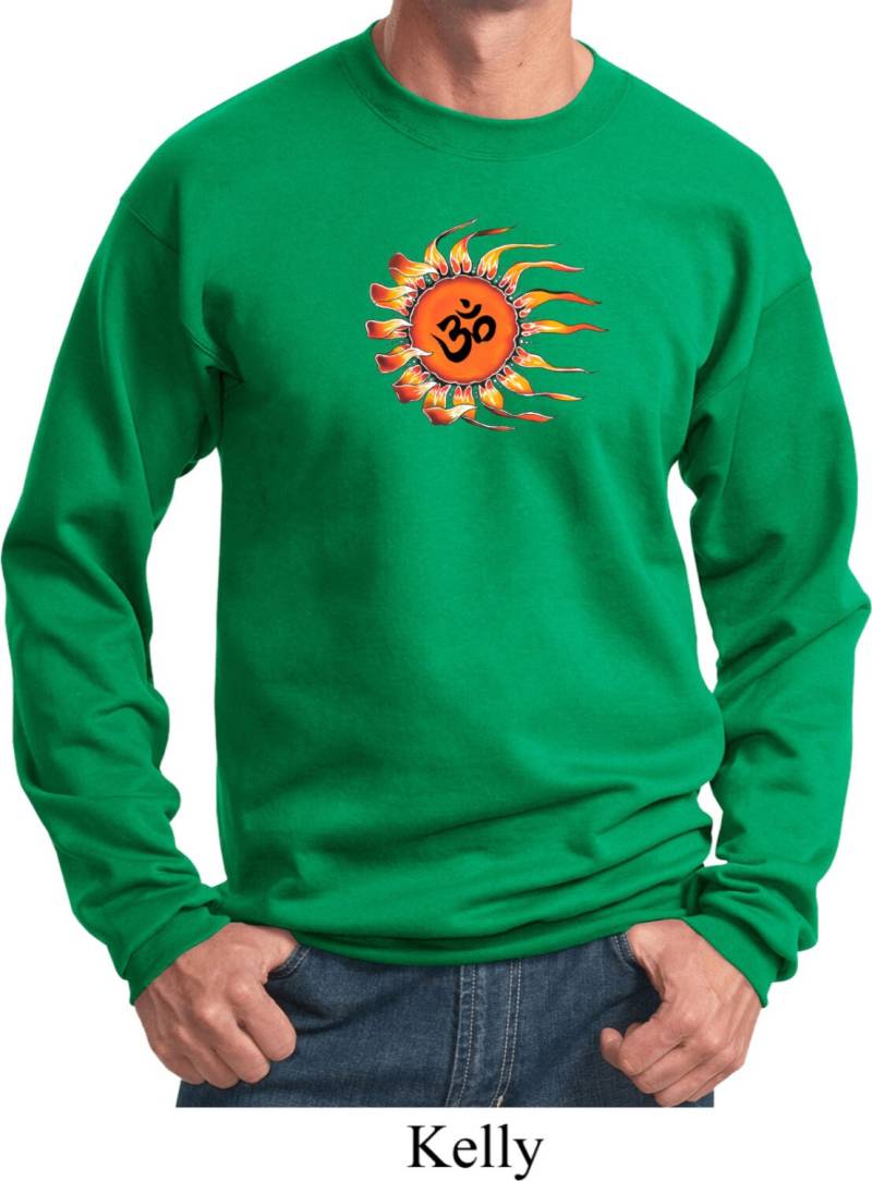 Ohm Sun Yoga Sweatshirt = Pc90-Omsun von YogaClothingForYou