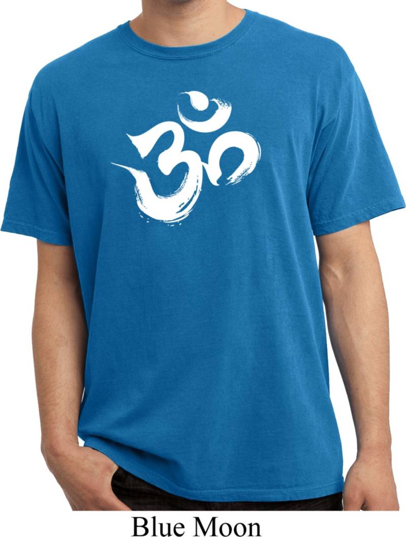Pinselstrich Aum Yoga Pigment Gefärbt T-Shirt = Pc099-Brushstroke von YogaClothingForYou