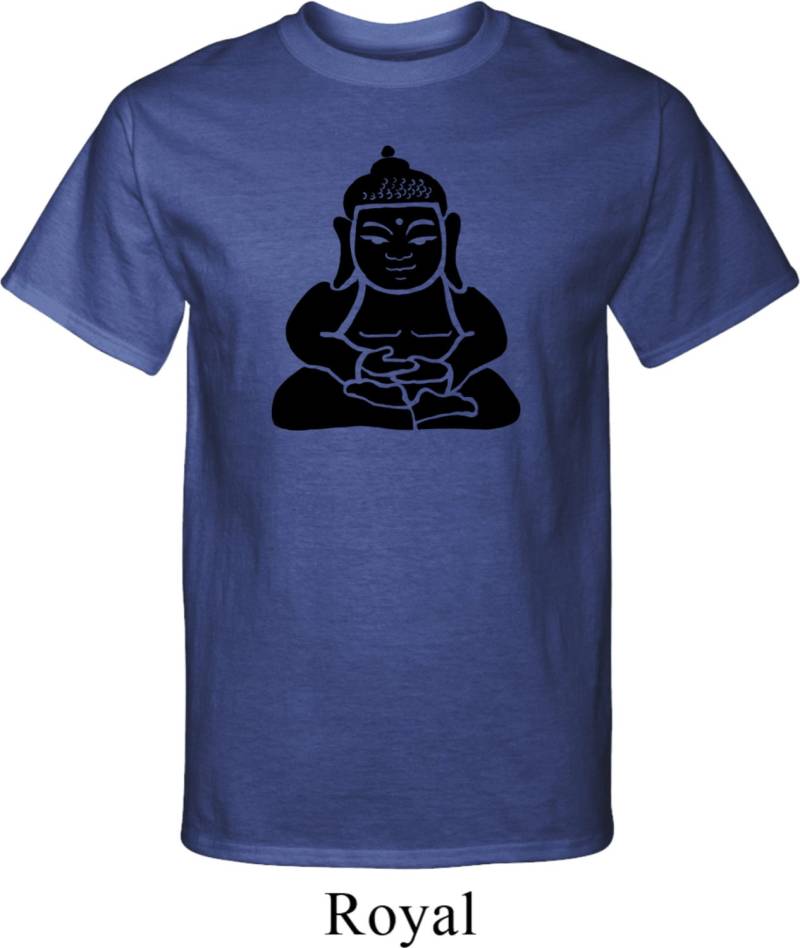 Schatten Buddha Yoga Tall T-Shirt = Pc61T-Shadbud von YogaClothingForYou