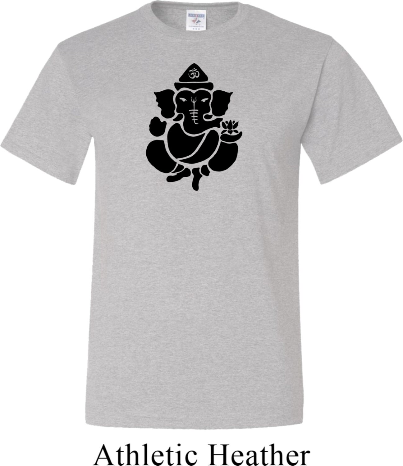 Schatten Ganesha Yoga Groß T-Shirt = Pc61T-Shadow von YogaClothingForYou