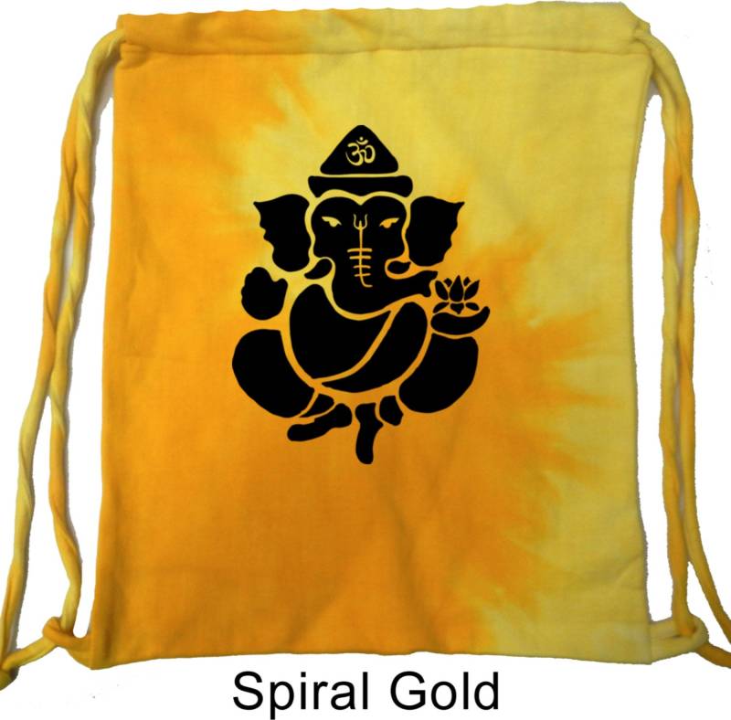 Schatten Ganesha Yoga Krawatte Farbstoff Tasche - 9500-Shadow von YogaClothingForYou
