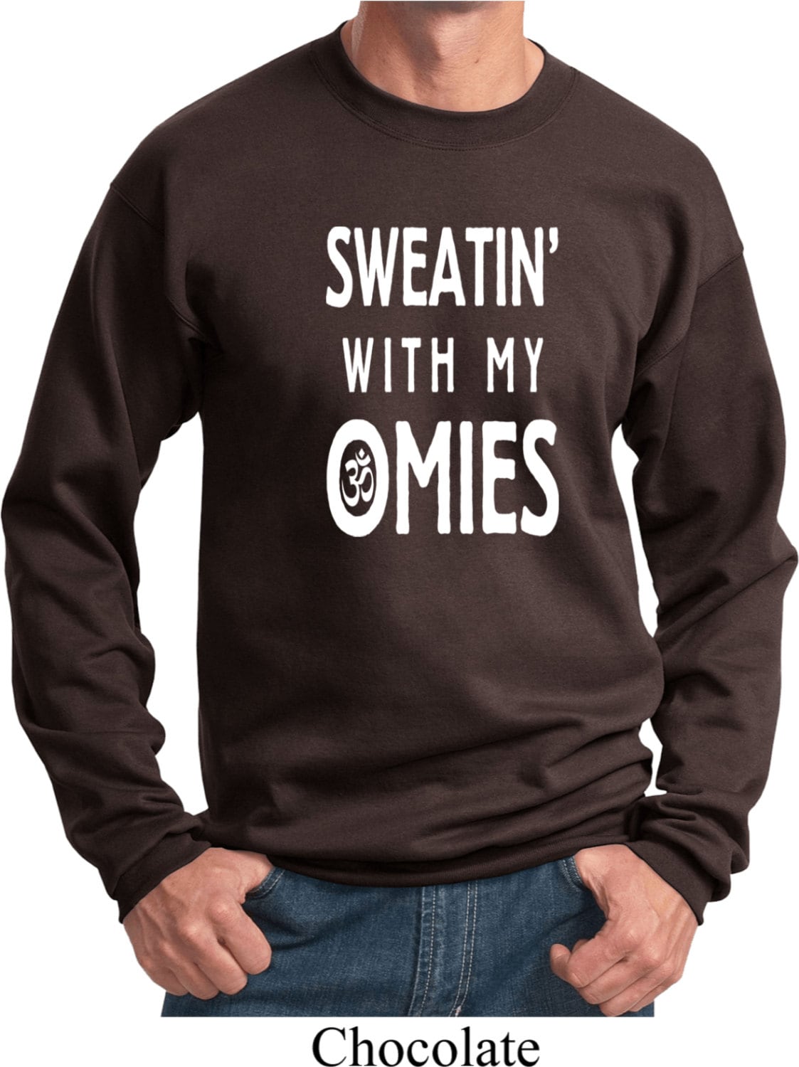 Sweatin " Mit Meinem Vorzustellen Mens Sweatshirt = Pc90 von YogaClothingForYou