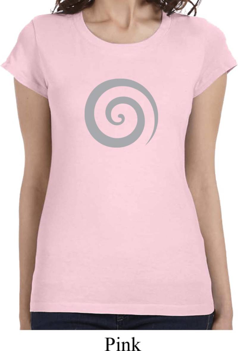 Vortex Damen Yoga Längere Länge T-Shirt = 8101-Vortex von YogaClothingForYou