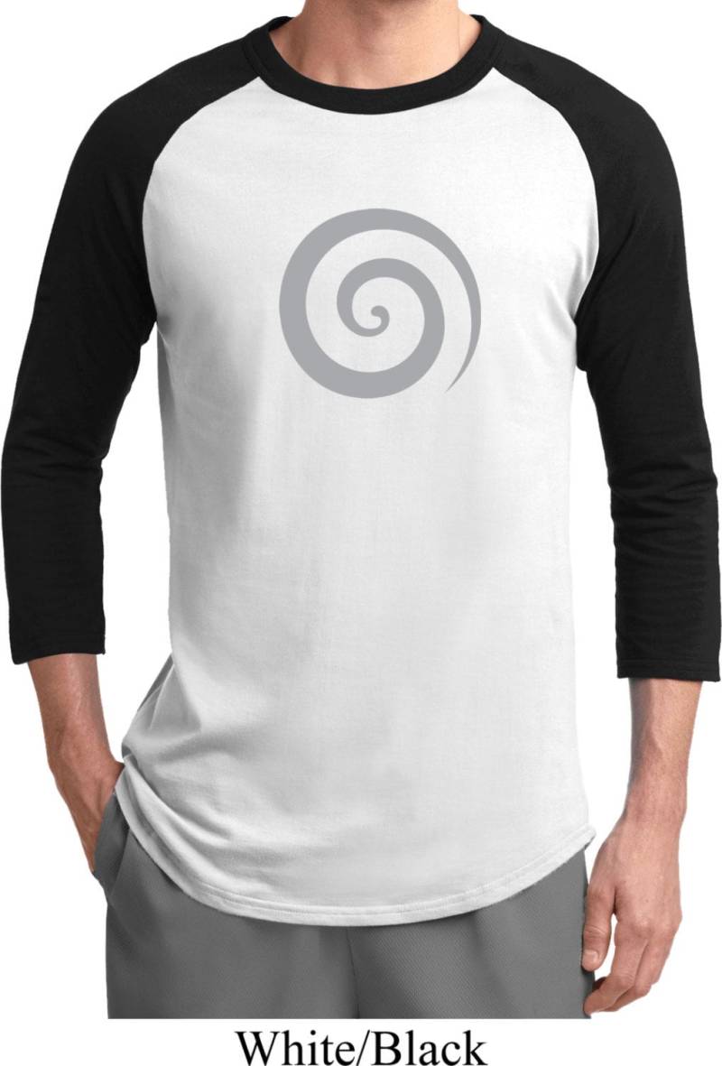 Vortex Yoga Raglan T-Shirt = T200-Vortex von YogaClothingForYou