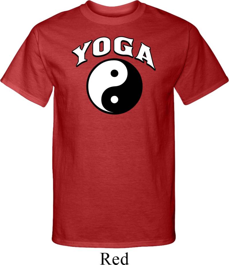 Yin Yang Yoga Bogen Herren Groß T-Shirt = Pc61T-Bogen von YogaClothingForYou