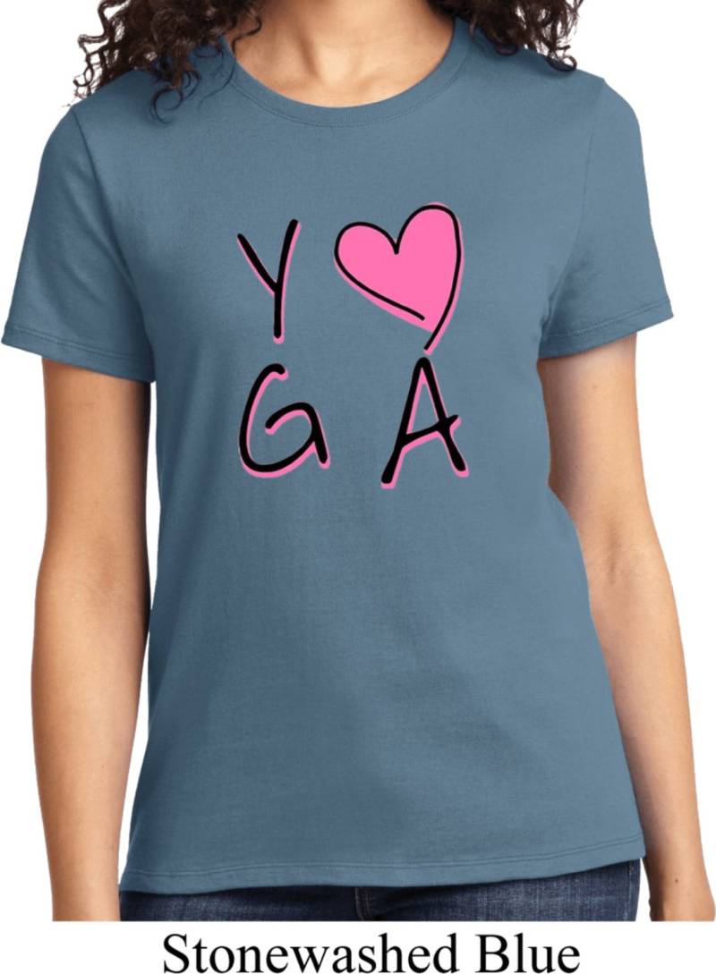 Yoga Liebe Damen T-Shirt = Lpc61-A8417C von YogaClothingForYou