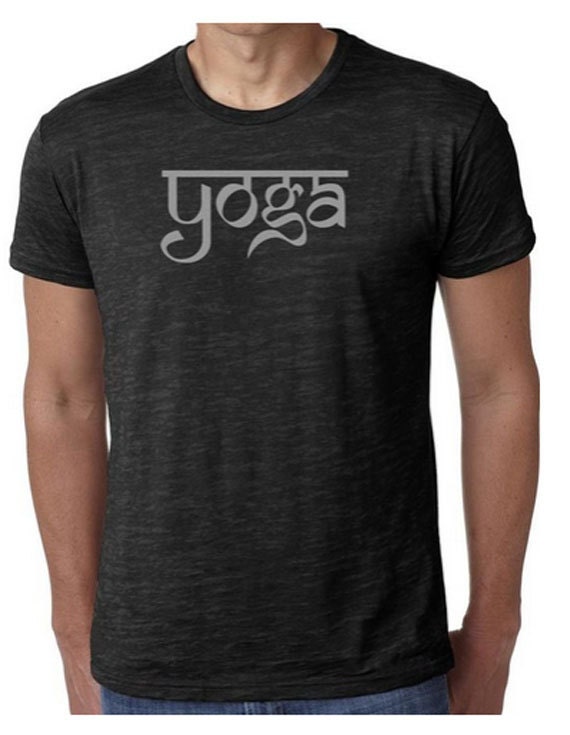 Yoga Text Burnout T-Shirt = Nl6110-Text von YogaClothingForYou