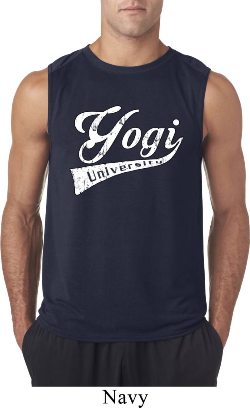 Yogi Universität Herren Yoga Ärmellose Feuchtigkeit Wicking T-Shirt = 42700-Yogi Yogi Universität Herren Yoga Ärmellose Feuchtigkeit Wicking T-Shirt = 42700-Yogi von YogaClothingForYou