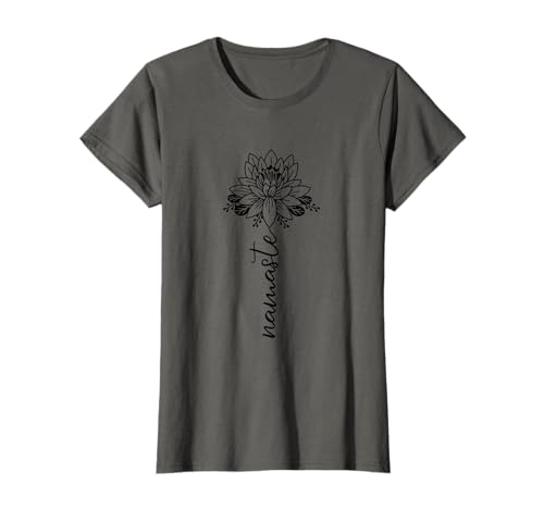 Yogakleidung & Meditations Geschenke für Frauen Lotusblüte Yoga Namaste T-Shirt Grau S Retro Geblümt Klassisch geschnitten Rundhals-Ausschnitt Kurzarm Frauen Damen Yoga T-Shirt Yogakleidung & Meditations Geschenke für Frauen Lotusblüte Yoga Namaste T-Shirt Grau S Retro Geblümt Klassisch geschnitten Rundhals-Ausschnitt Kurzarm Frauen Damen Yoga T-Shirt von Yogakleidung & Meditations Geschenke für Frauen