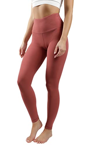 Yogalicious Damen-Leggings, Terrakotta Nude Tech 71,1 cm, Mittel von Yogalicious