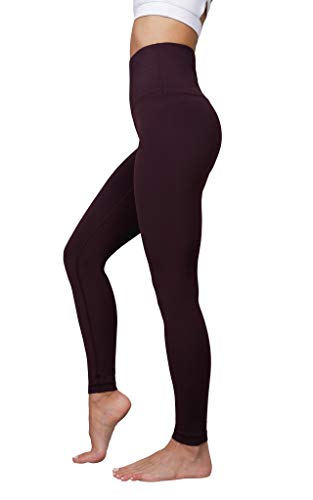 Yogalicious Damen Leggings mit hoher Taille, weich, hautfarben - Violett - Mittel von Yogalicious